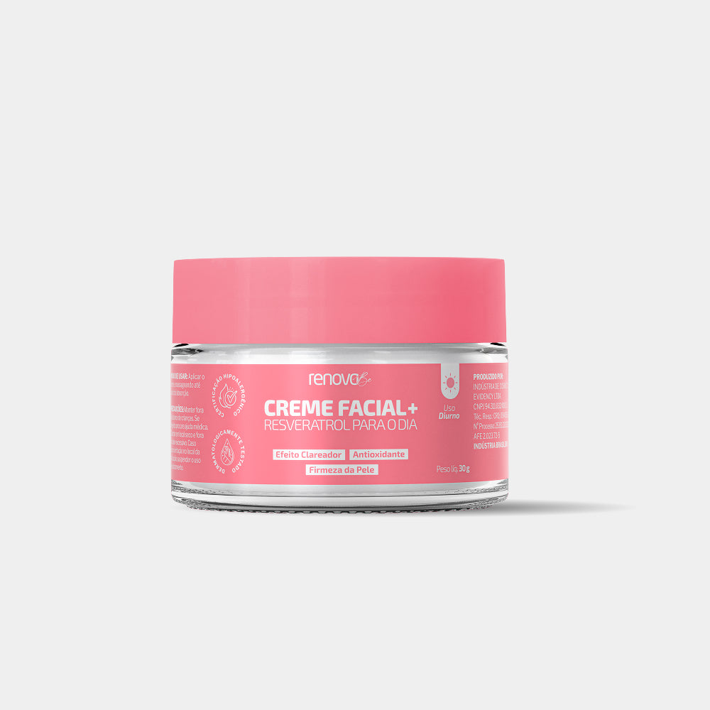 Creme Facial Resveratrol Para o Dia
