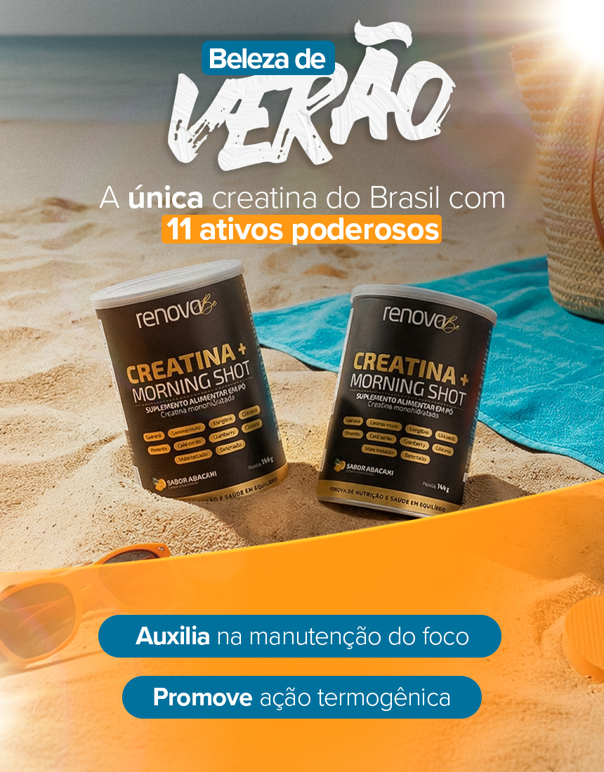 Beleza de Verão - A única creatina do Brasil com 11 ativos poderosos